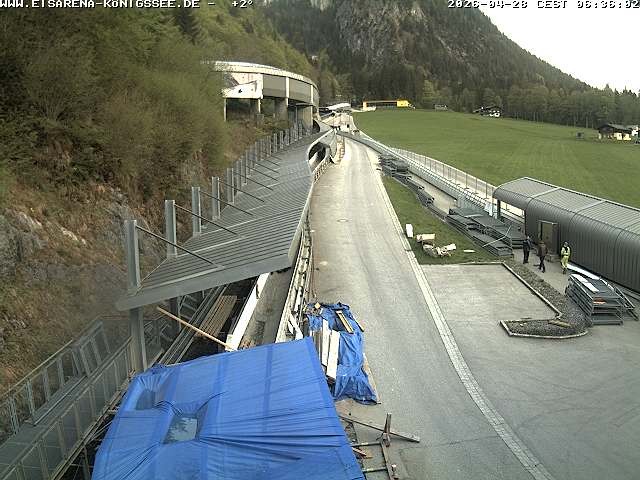 Archived image Webcam West view bob run Koenigsee