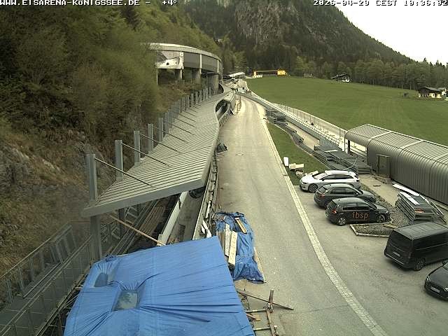 Archived image Webcam West view bob run Koenigsee