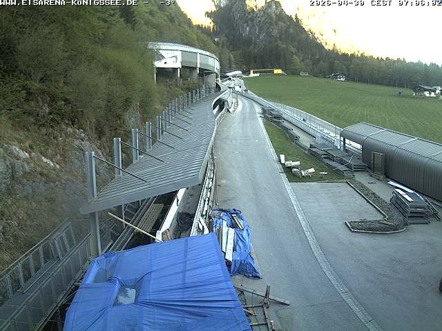 Archived image Webcam West view bob run Koenigsee