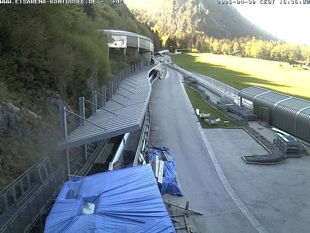 Archived image Webcam West view bob run Koenigsee