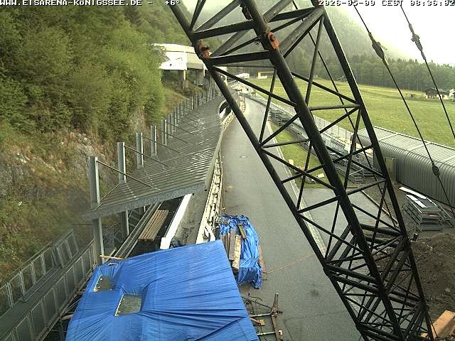 Archived image Webcam West view bob run Koenigsee