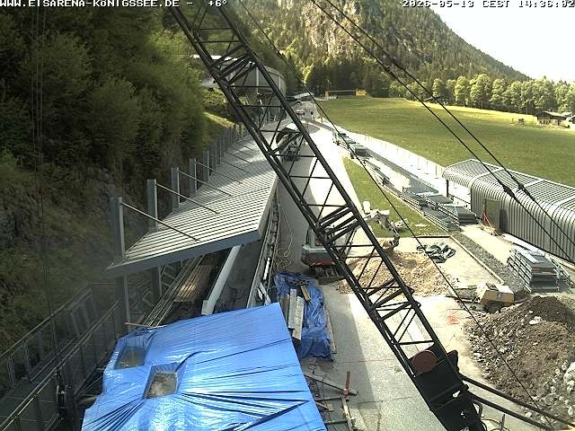 Archived image Webcam West view bob run Koenigsee