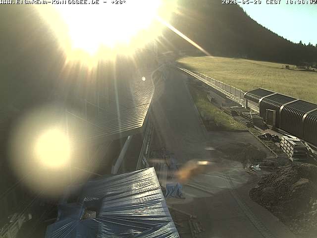 Archiv Foto Webcam Westblick Bobbahn Königssee