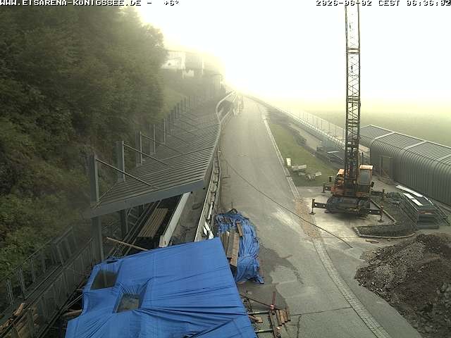 Archiv Foto Webcam Westblick Bobbahn Königssee