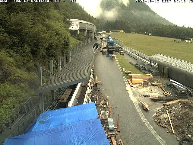 Archived image Webcam West view bob run Koenigsee