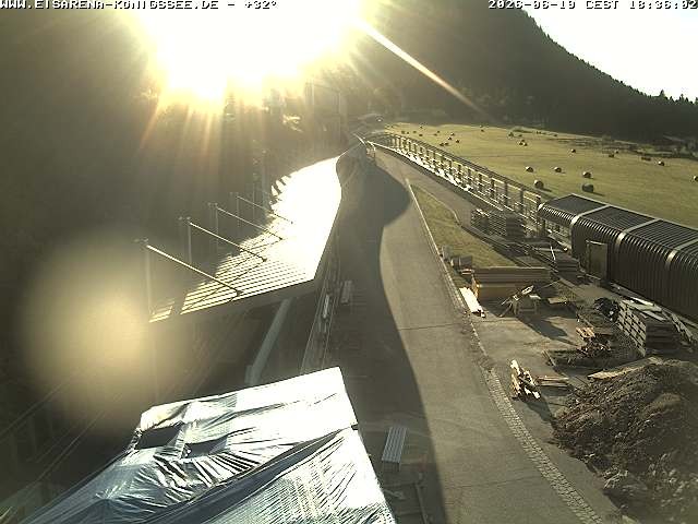 Archiv Foto Webcam Westblick Bobbahn Königssee