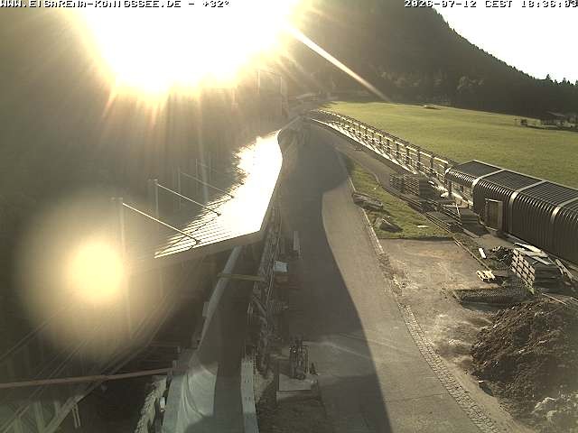 Archiv Foto Webcam Westblick Bobbahn Königssee