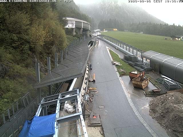 Archiv Foto Webcam Westblick Bobbahn Königssee