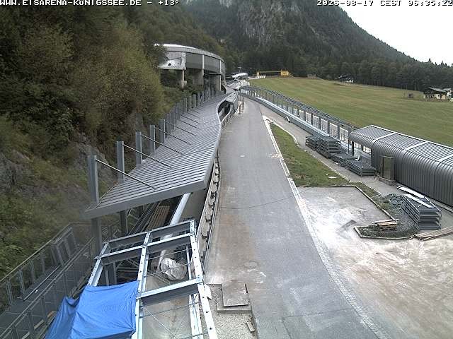 Archiv Foto Webcam Westblick Bobbahn Königssee