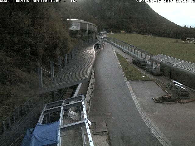 Archiv Foto Webcam Westblick Bobbahn Königssee