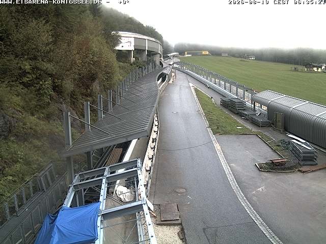 Archiv Foto Webcam Westblick Bobbahn Königssee