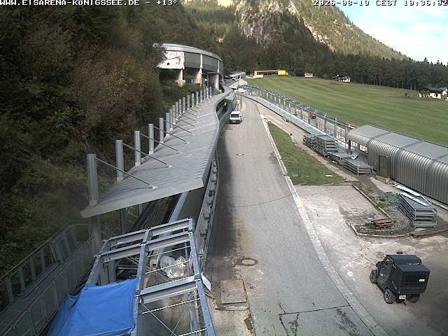 Archiv Foto Webcam Westblick Bobbahn Königssee