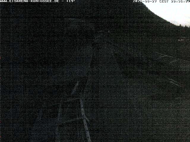 Archiv Foto Webcam Bobbahn am Königssee - Blick bergauf