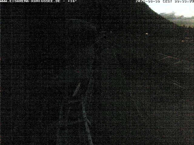 Archiv Foto Webcam Bobbahn am Königssee - Blick bergauf