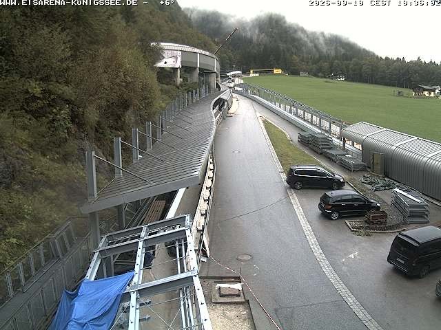 Archived image Webcam West view bob run Koenigsee