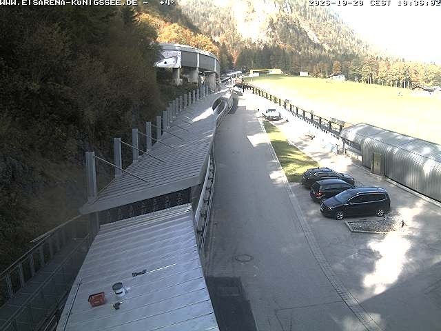 Archived image Webcam West view bob run Koenigsee