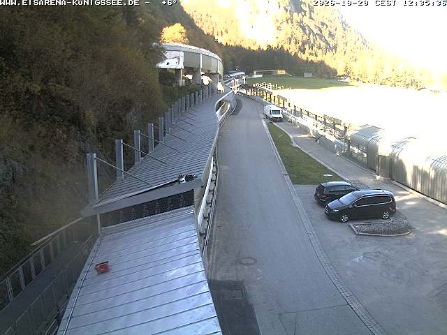 Archived image Webcam West view bob run Koenigsee