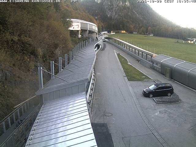 Archived image Webcam West view bob run Koenigsee