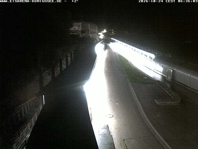 Archived image Webcam West view bob run Koenigsee