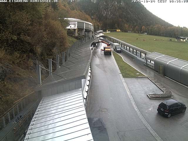 Archived image Webcam West view bob run Koenigsee