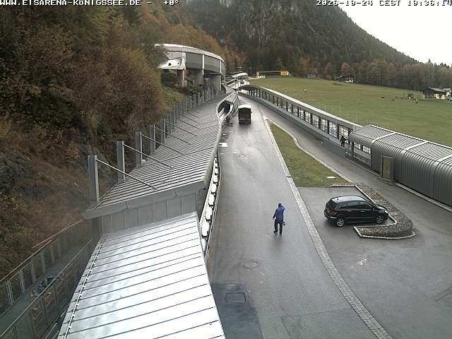 Archived image Webcam West view bob run Koenigsee