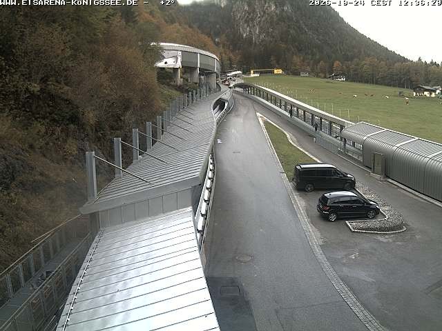 Archived image Webcam West view bob run Koenigsee