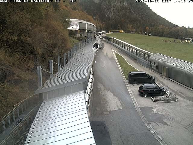 Archived image Webcam West view bob run Koenigsee