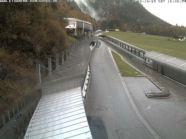 Archived image Webcam West view bob run Koenigsee