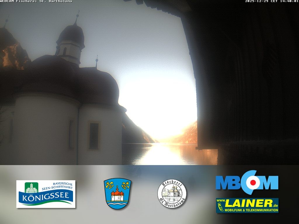 Archiv Foto Webcam St. Bartholomä, Königssee