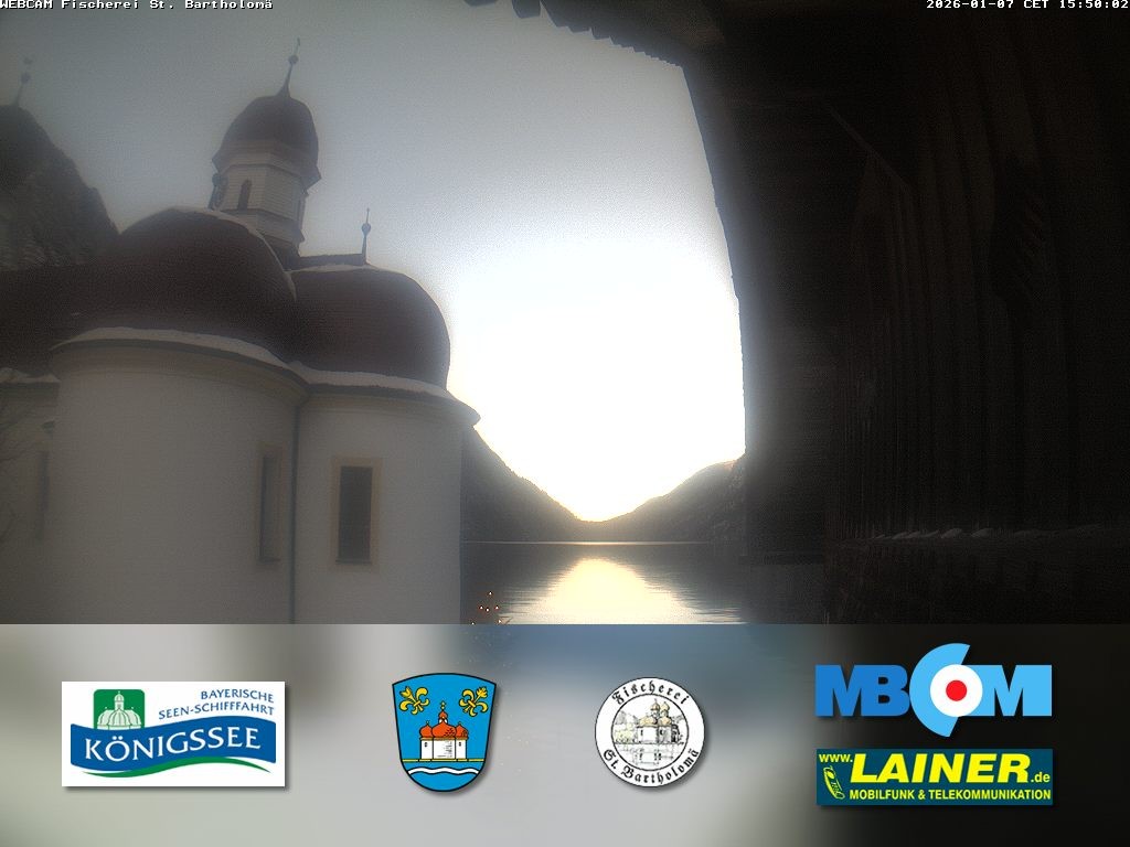 Archiv Foto Webcam St. Bartholomä, Königssee