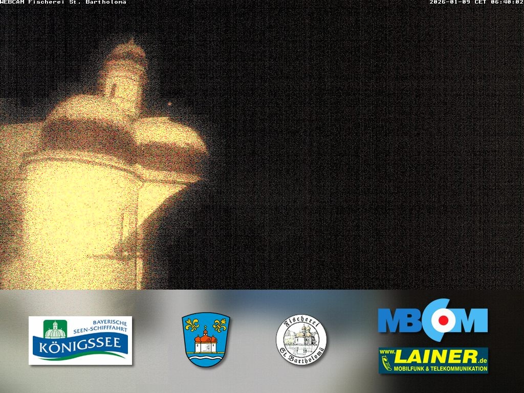 Archived image Webcam Koenigssee: St. Bartholomae