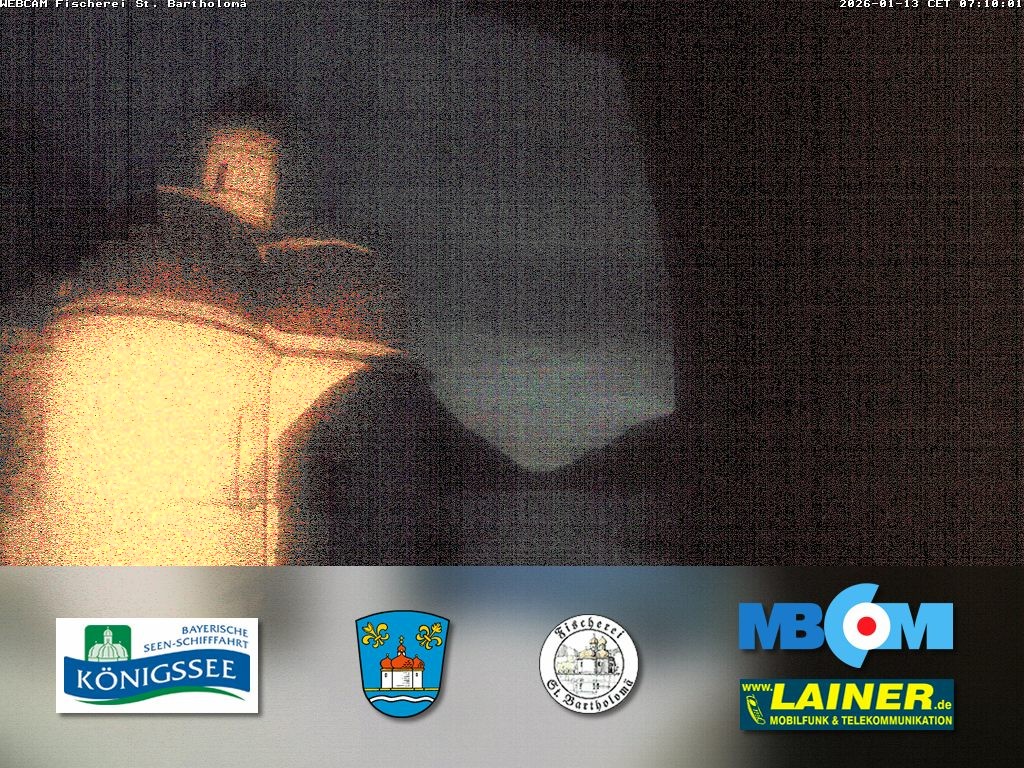 Archived image Webcam Koenigssee: St. Bartholomae