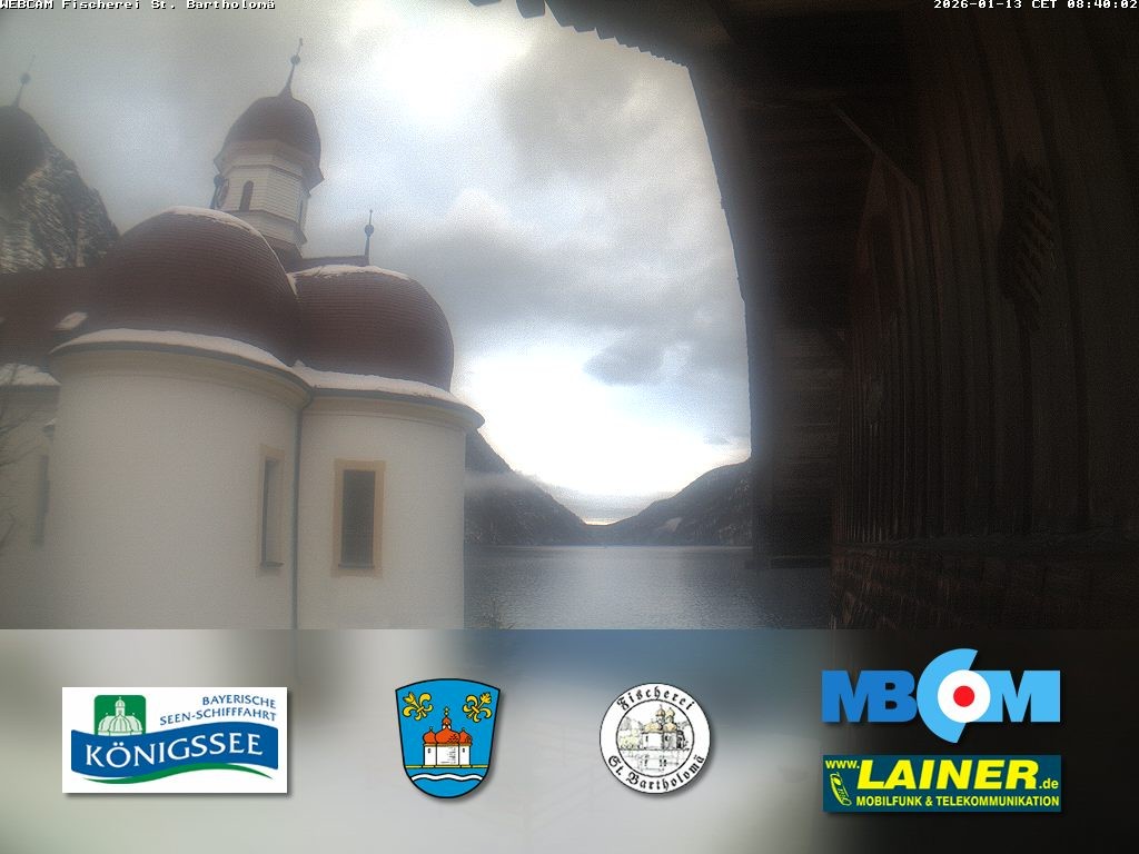 Archiv Foto Webcam St. Bartholomä, Königssee