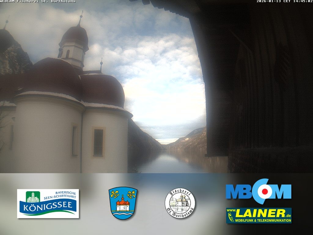 Archiv Foto Webcam St. Bartholomä, Königssee