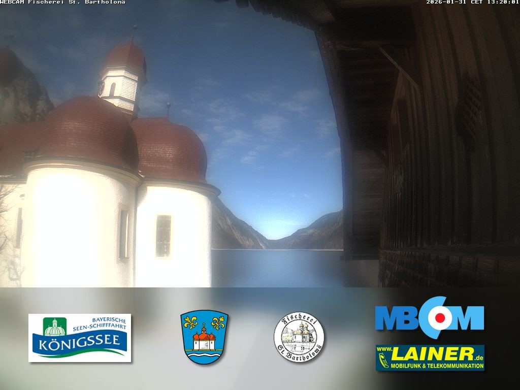 Archiv Foto Webcam St. Bartholomä, Königssee