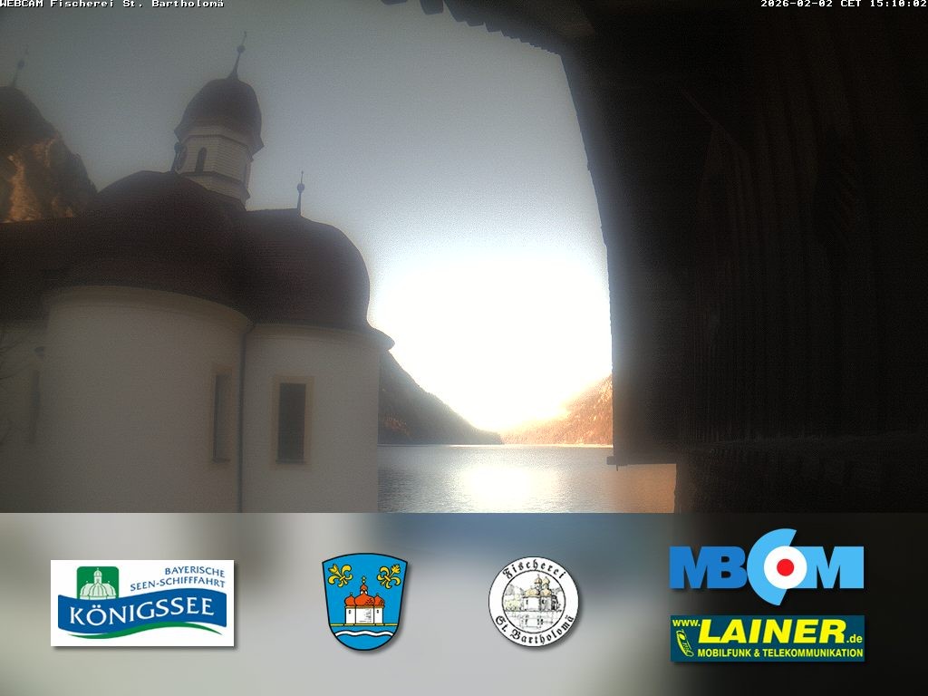 Archiv Foto Webcam St. Bartholomä, Königssee