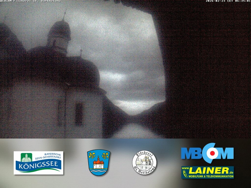 Archiv Foto Webcam St. Bartholomä, Königssee