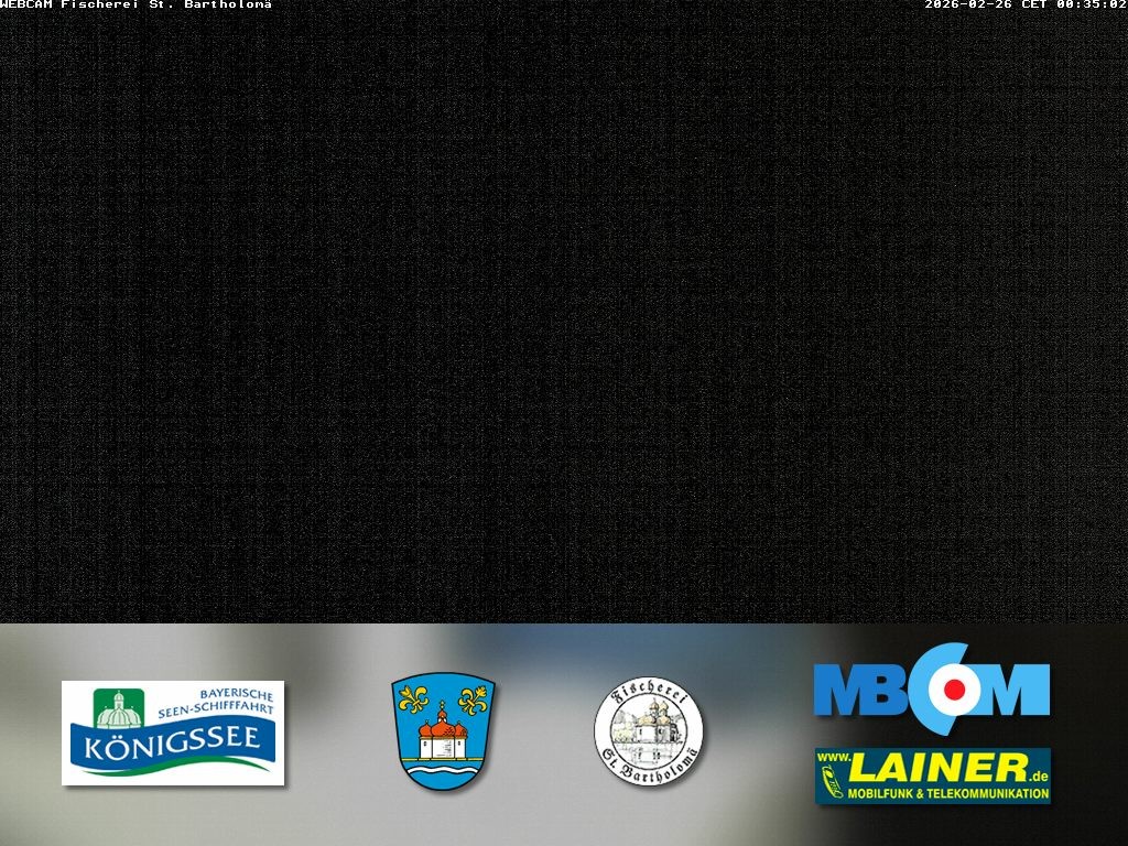 Archived image Webcam Koenigssee: St. Bartholomae