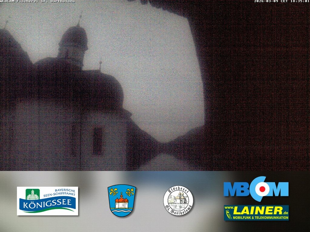 Archiv Foto Webcam St. Bartholomä, Königssee