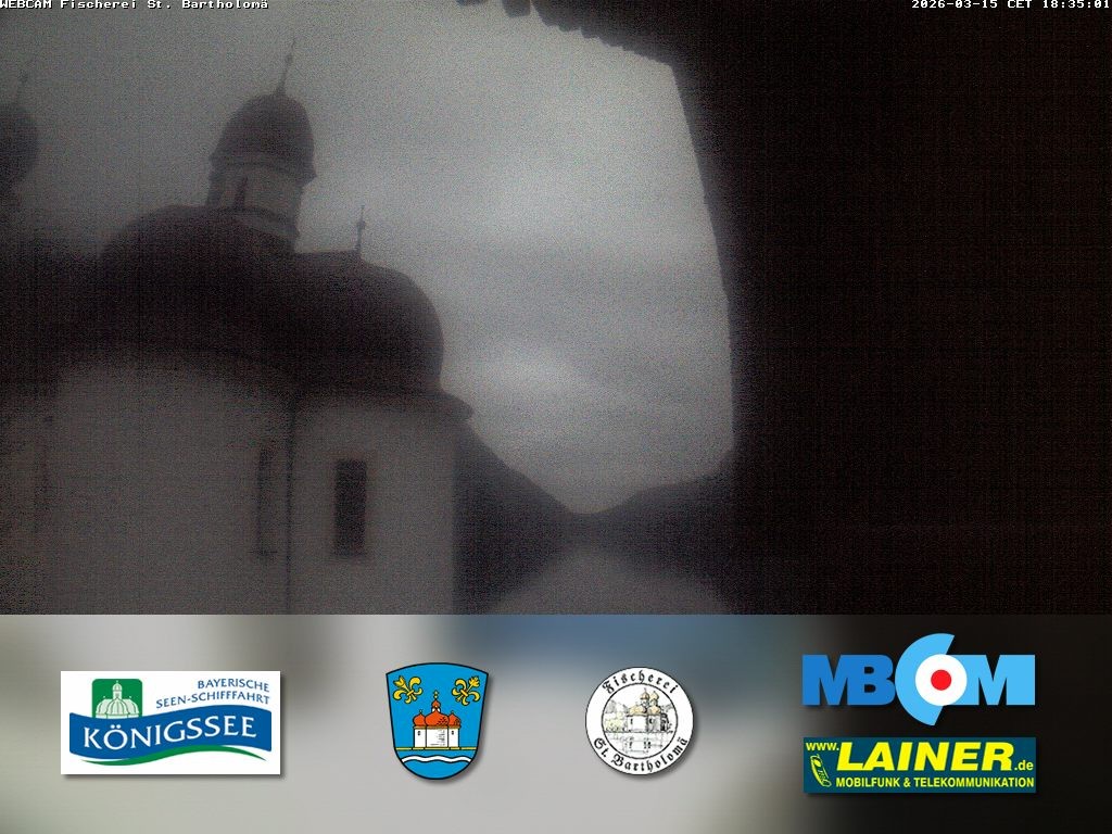 Archiv Foto Webcam St. Bartholomä, Königssee