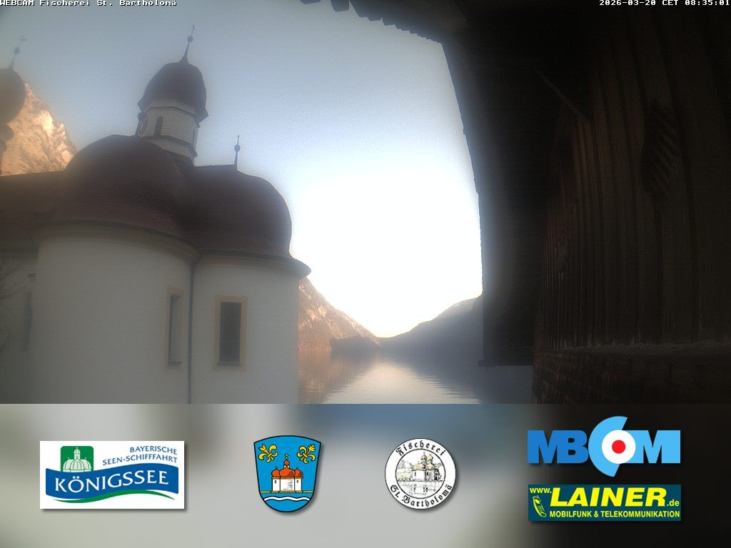Archiv Foto Webcam St. Bartholomä, Königssee