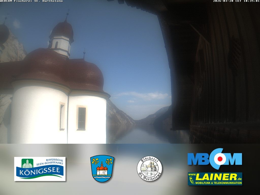 Archiv Foto Webcam St. Bartholomä, Königssee