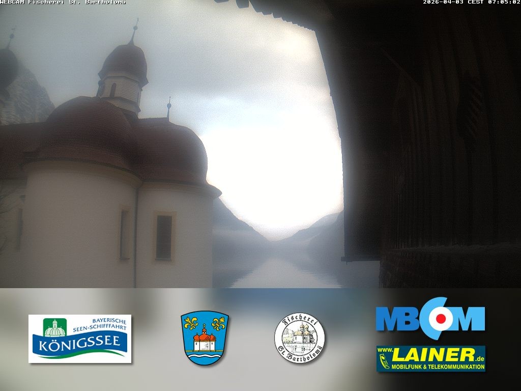 Archiv Foto Webcam St. Bartholomä, Königssee
