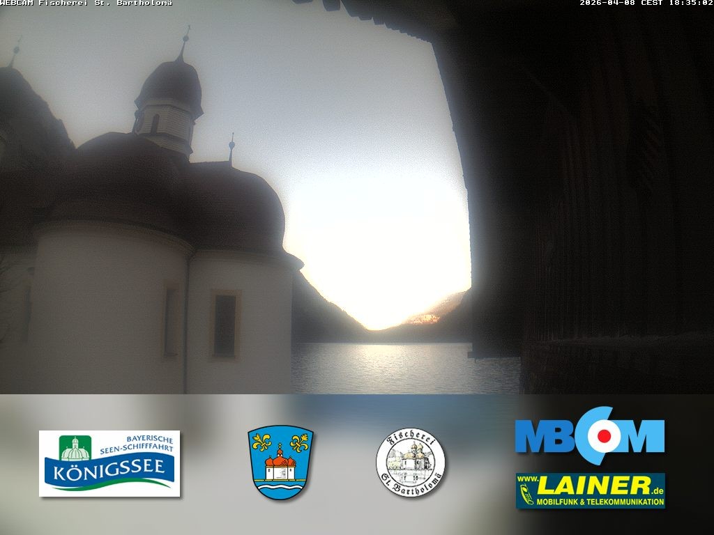 Archiv Foto Webcam St. Bartholomä, Königssee