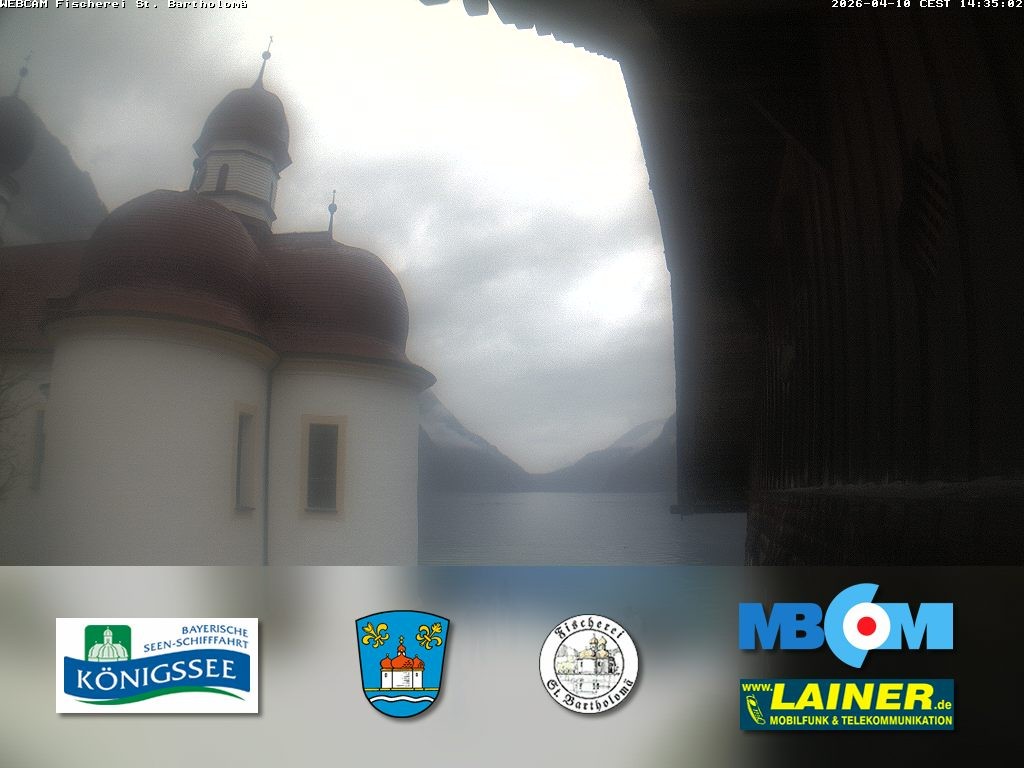 Archiv Foto Webcam St. Bartholomä, Königssee