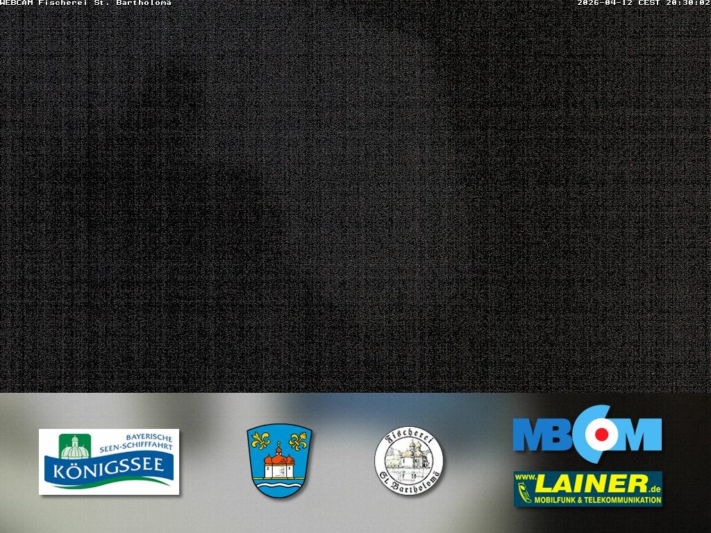 Archived image Webcam Koenigssee: St. Bartholomae