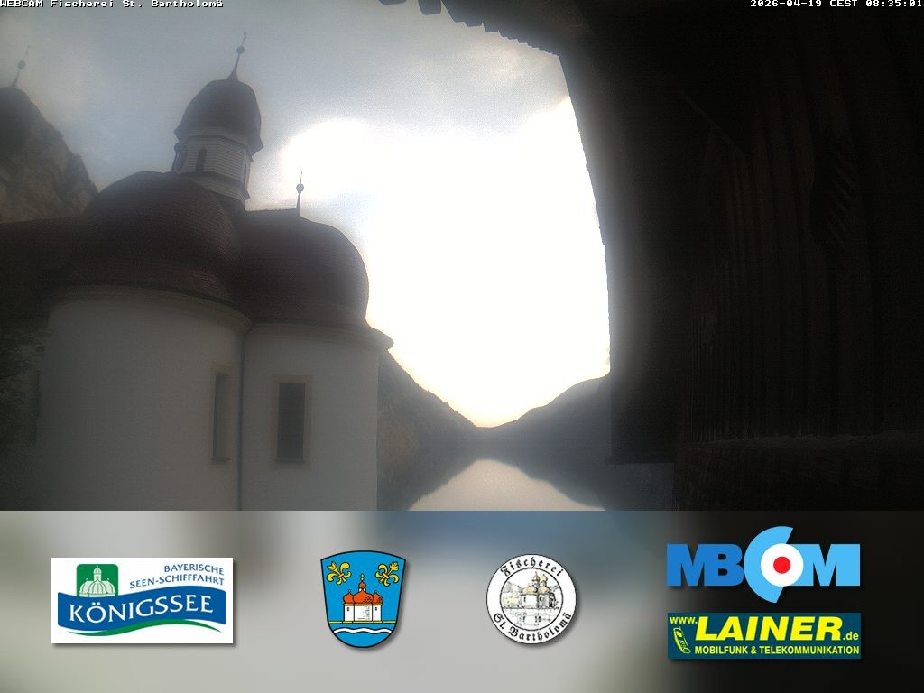 Archiv Foto Webcam St. Bartholomä, Königssee