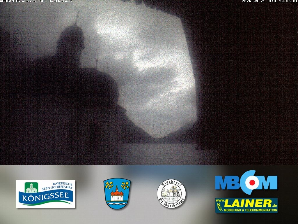 Archiv Foto Webcam St. Bartholomä, Königssee