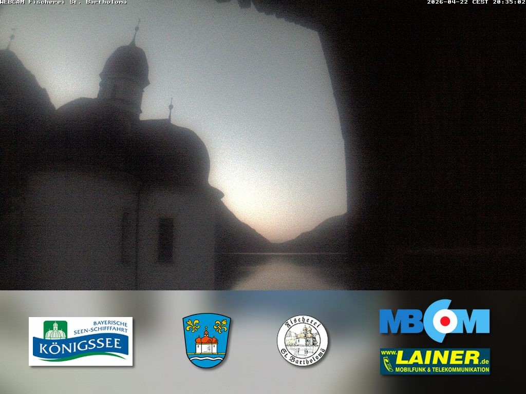 Archiv Foto Webcam St. Bartholomä, Königssee