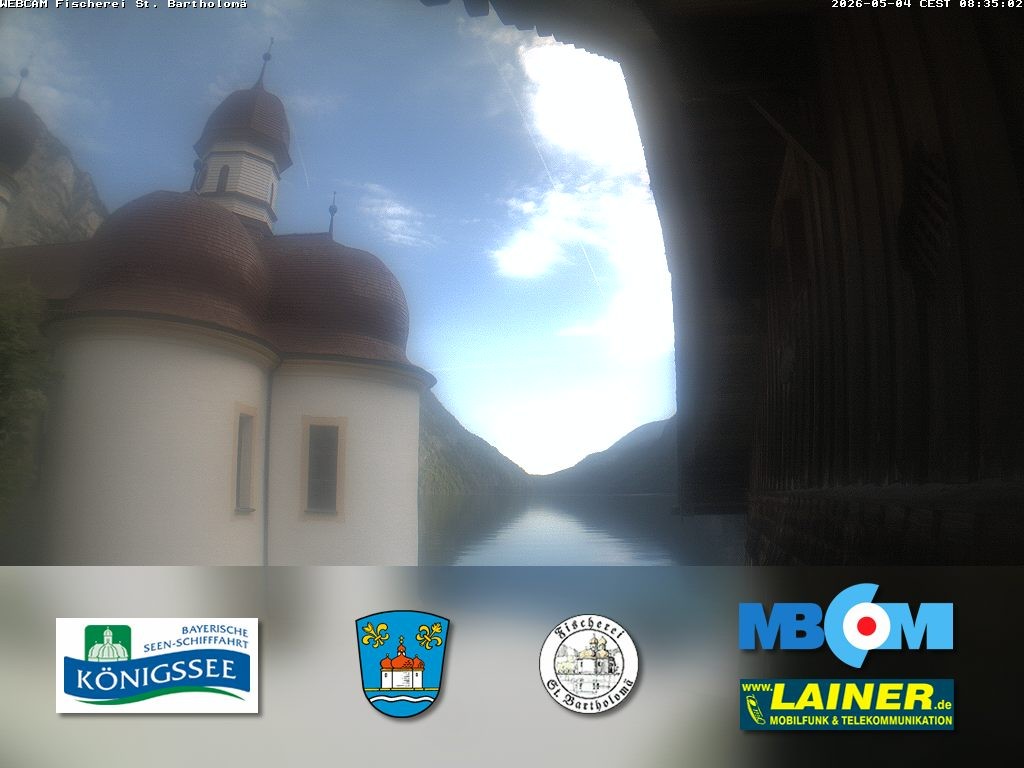 Archiv Foto Webcam St. Bartholomä, Königssee